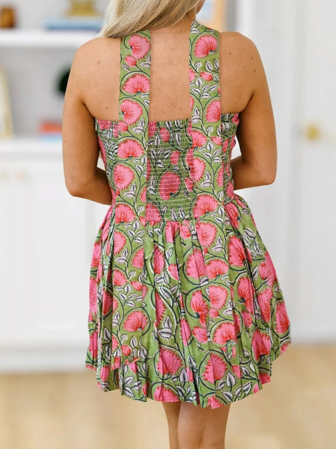 Printed Tube Mini Dress