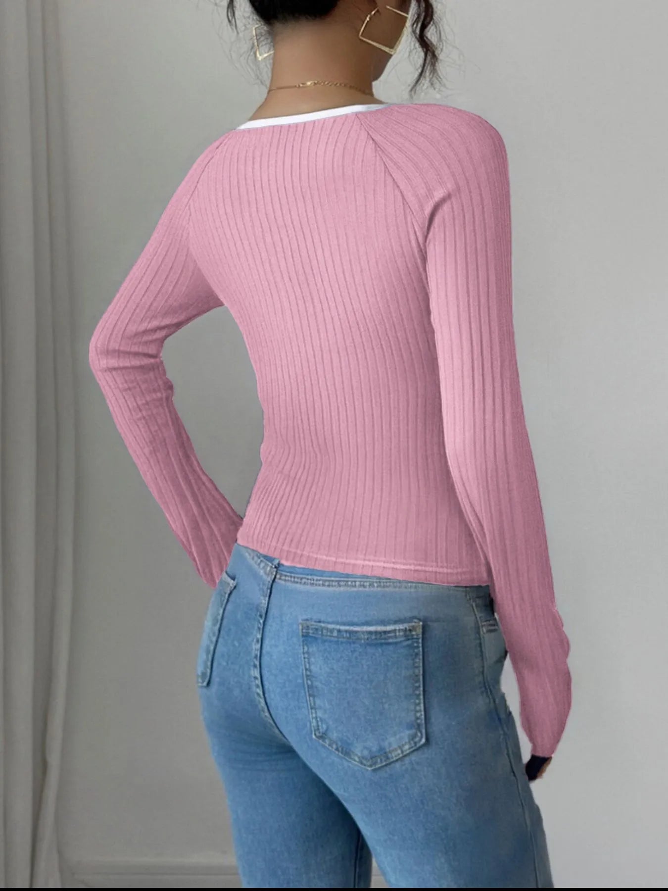 Pop Contrast Long Sleeve Tee – Fresh Color, Everyday Cool