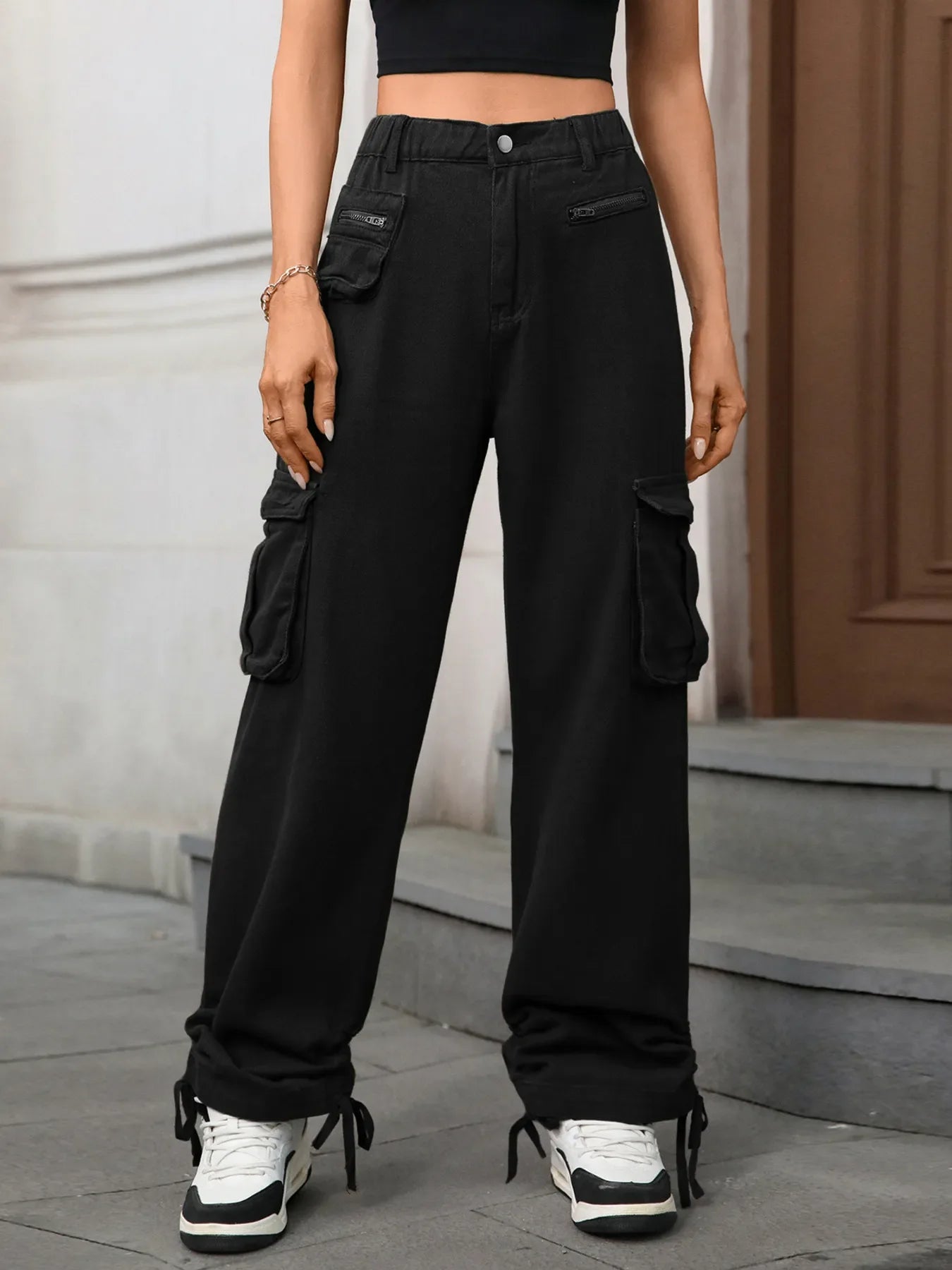 Effortless Cool Wide Leg Cargo Pants