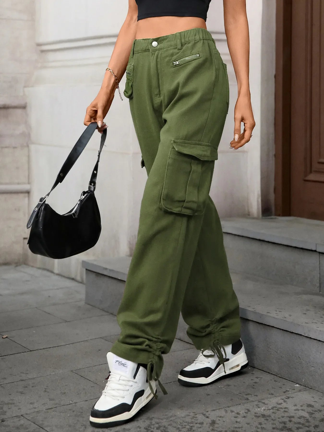 Effortless Cool Wide Leg Cargo Pants