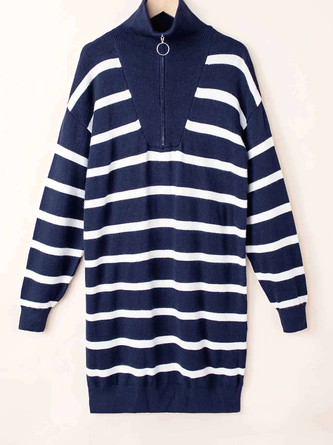 Striped Sweater Mini Dress