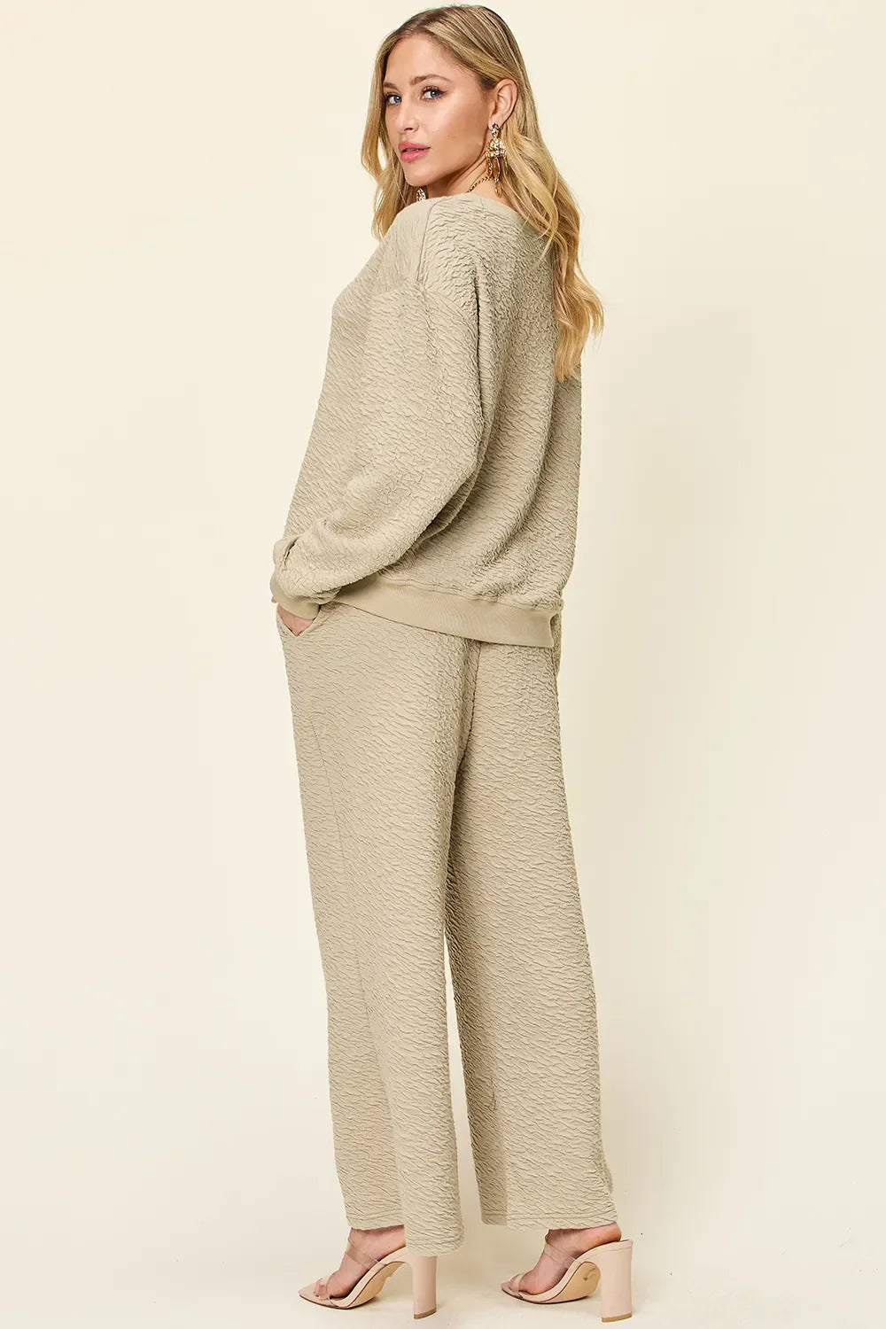Glamourous and Comfy Top and Pants Set
