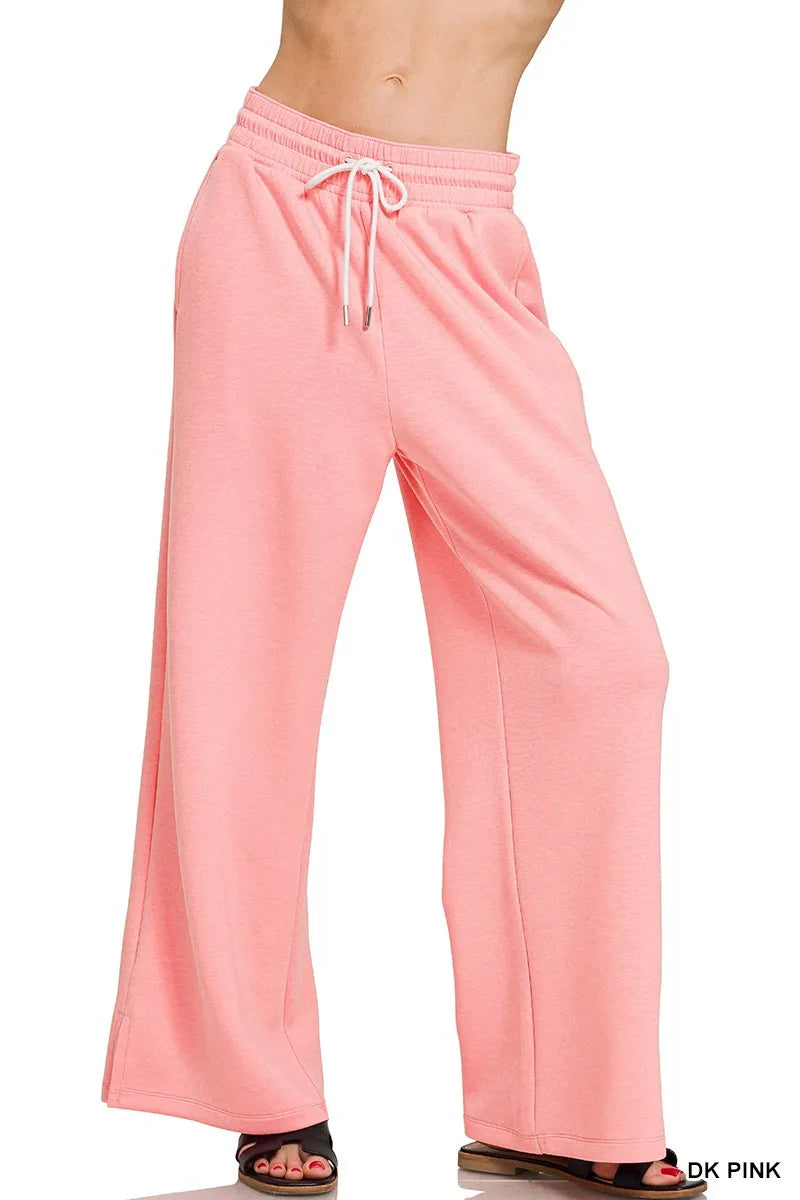 Comfy Scuba Lounge Pants – Pink