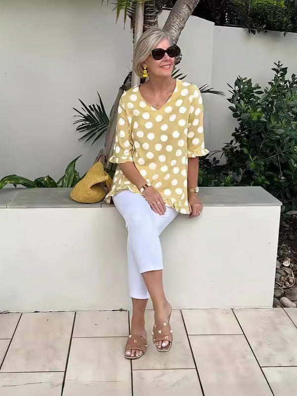 Jolene | Printed Relaxed Blouse