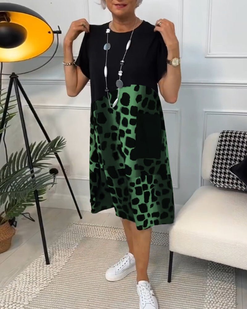 Ashton | Printed Boho Midi Dress