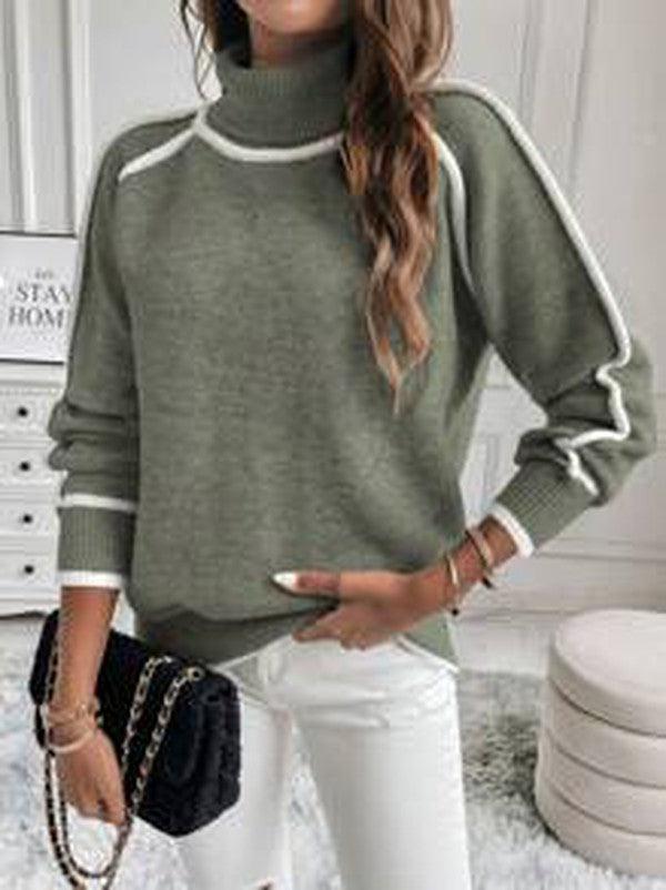 Avalon - Olive Jumper