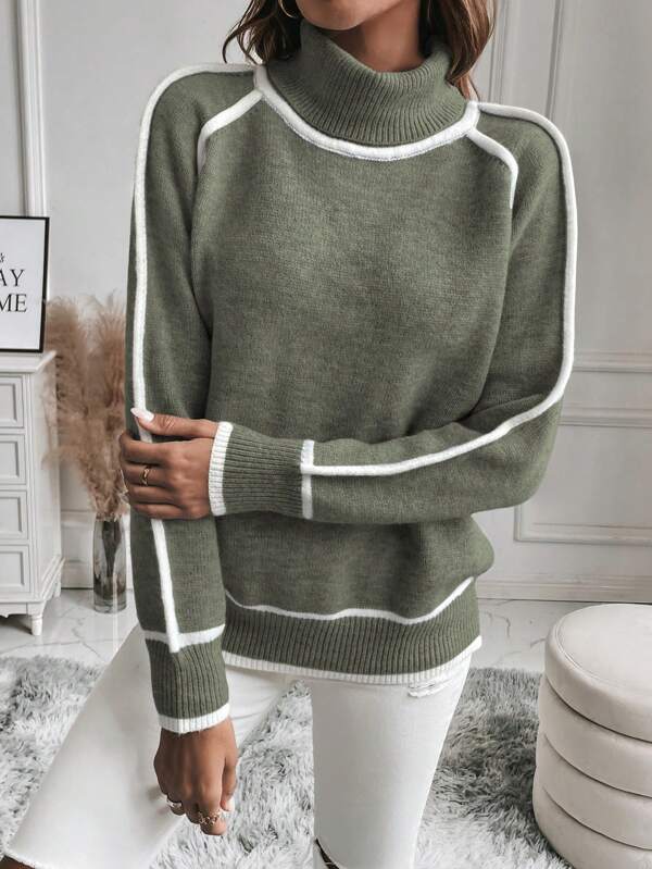 Avalon - Olive Jumper