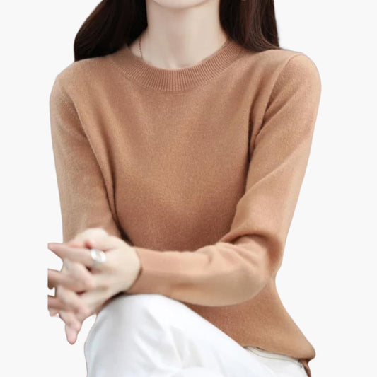 Elizabeth | Wool Sweater Khaki