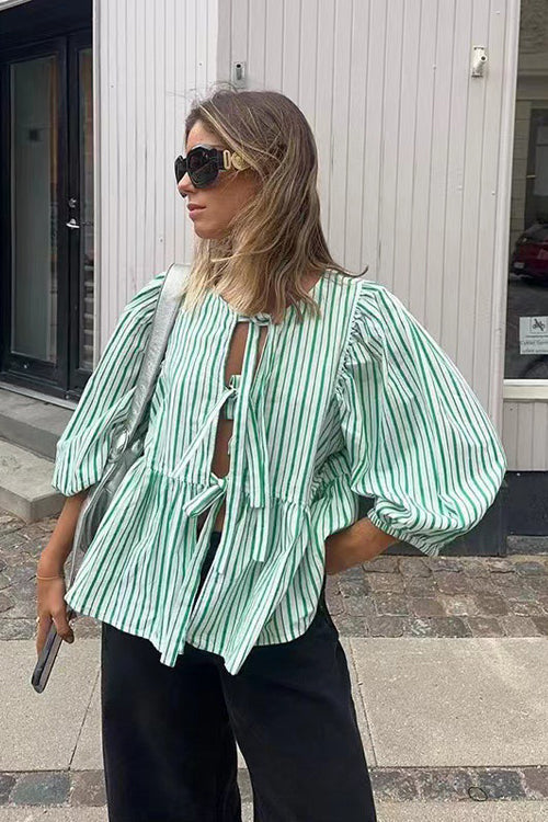 Perfectly You Tie-Front Gingham Top - 10 Colors