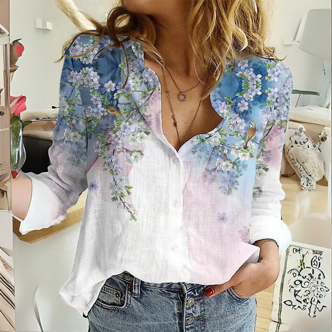 Lila™ – Chemisier Whispering Wings