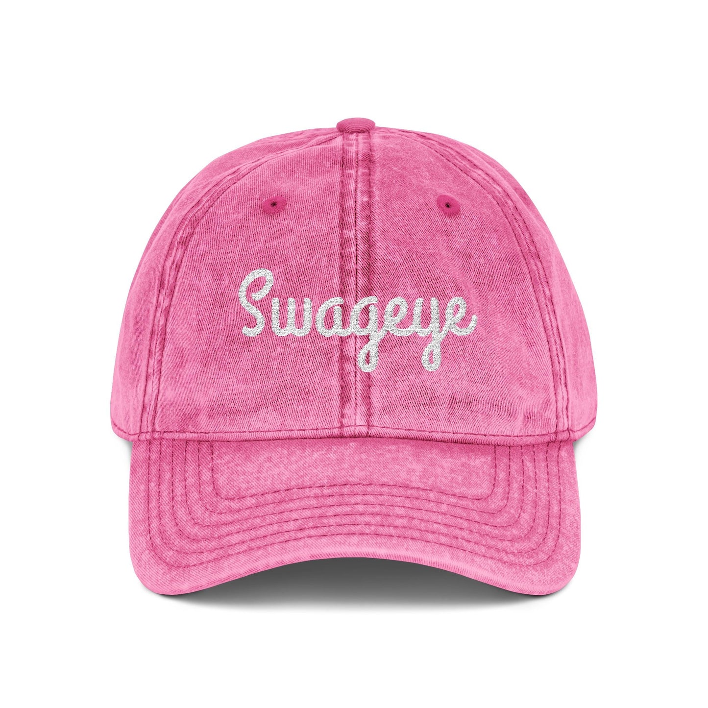 Swageye Vintage Embroidered Cap - Swag Hat for Casual Style