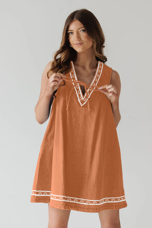 Summer Cutie Lace Pocket Denim Mini Dress - 6 Colors