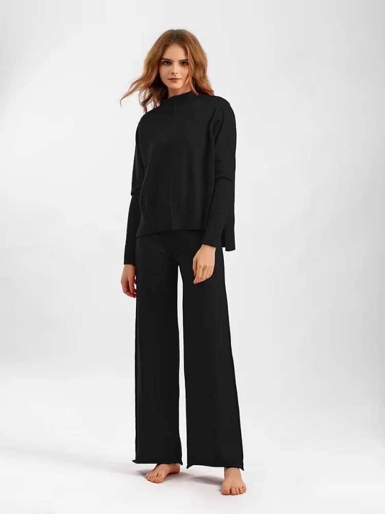 Caroline | Knitted Thick Warm Oversized Sweater Pants Set