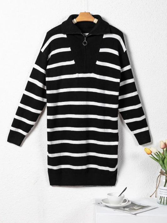 Striped Sweater Mini Dress
