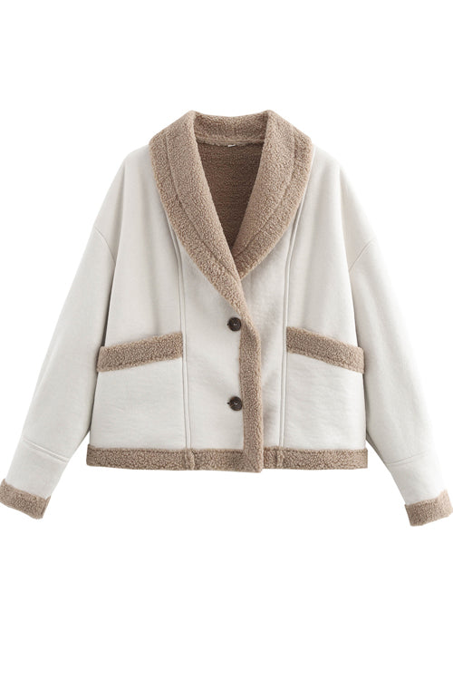 Coziest Forecast Vegan Leather Jacket - 5 Colors White