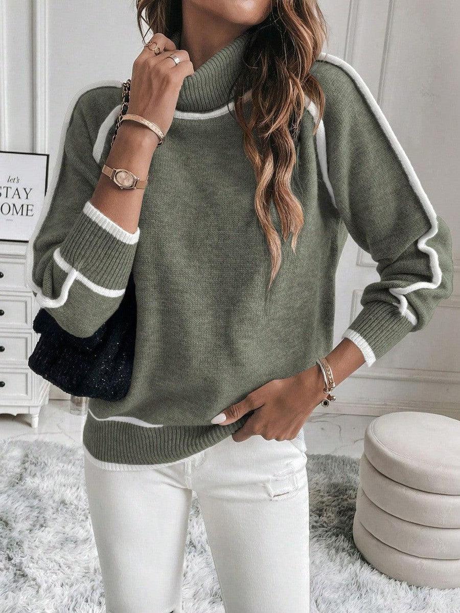 Avalon - Olive Jumper