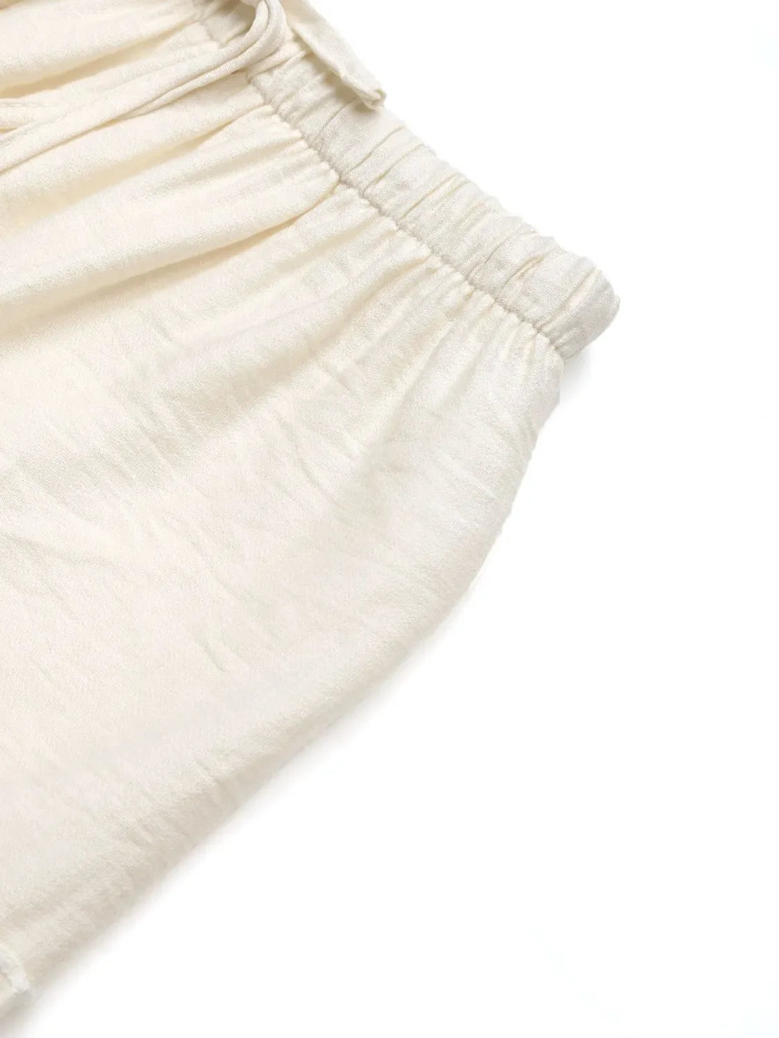 Drawstring Frill Tiered Skirt