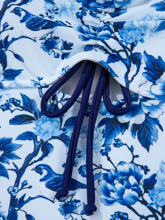 Blue Blossom Oasis One-Piece Swimsuit