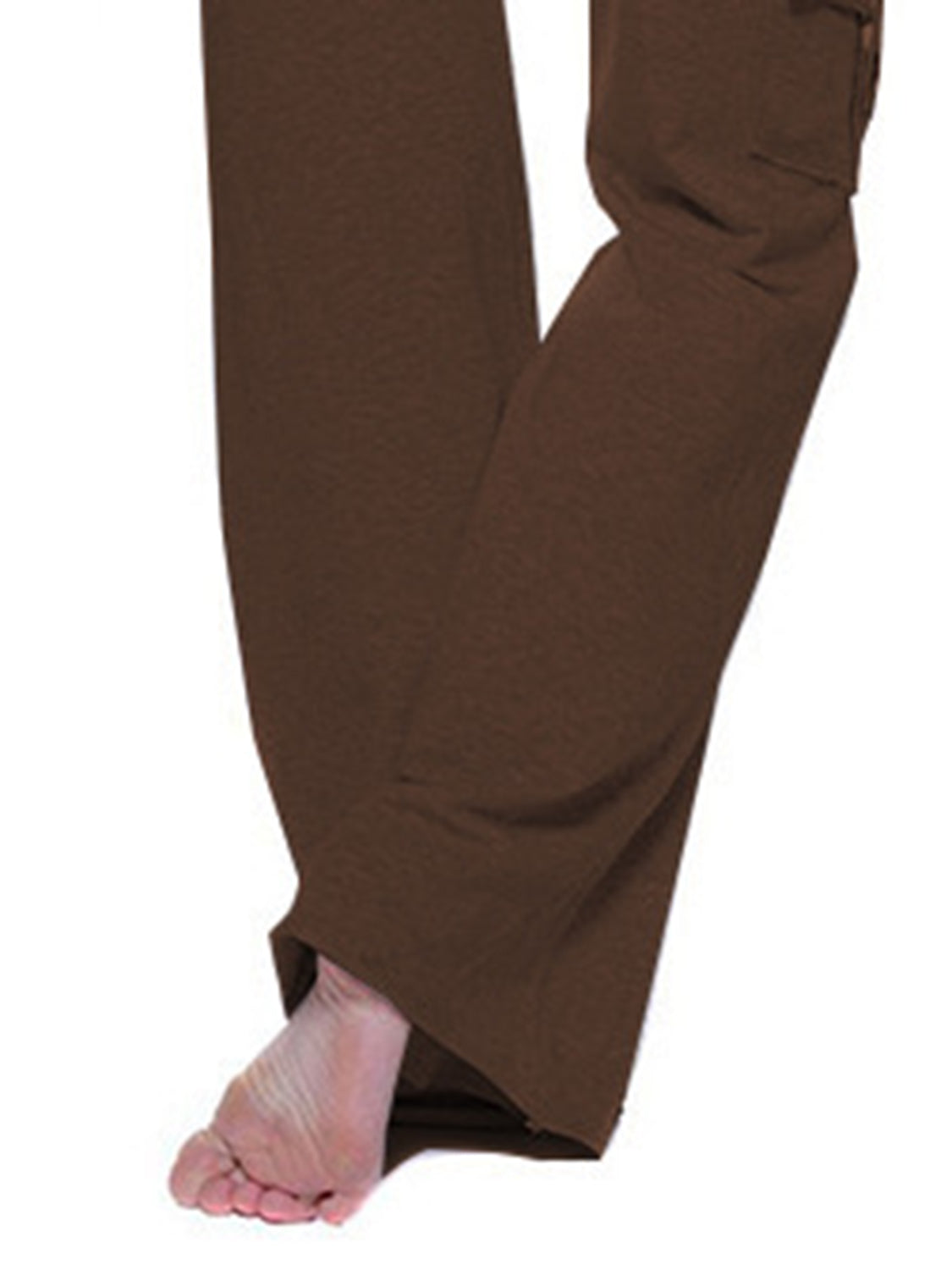 Mid Waist Pants Pockets
