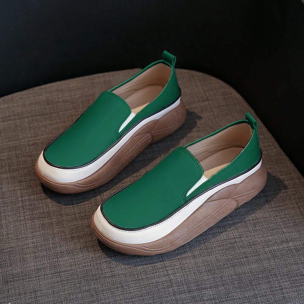 Chunky Platform Slip-Ons – Modern & Comfy