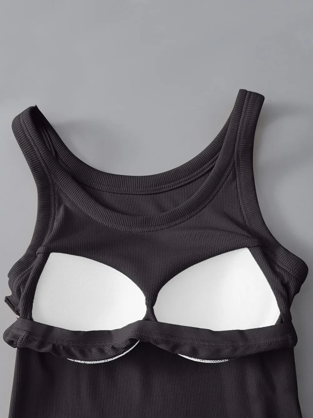 Bra Tank Top - Round Neck