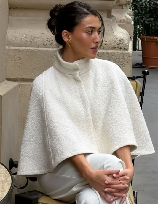 Willow | Textured Cape Jacket
