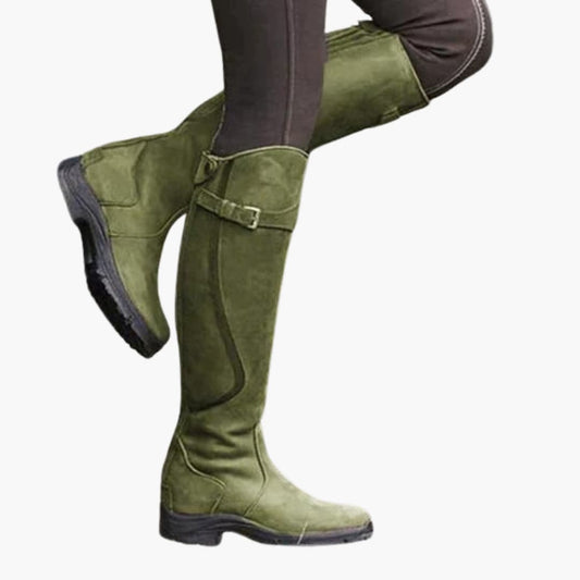 Hannah | Elegant Waterproof Women's Boots Green