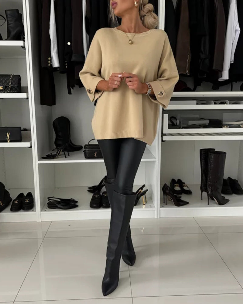Isabella™ - Chemisier en tricot élégant