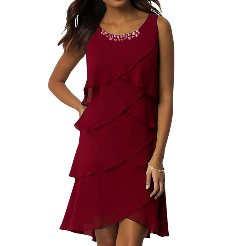 Grace | Tiered Cocktail Dress
