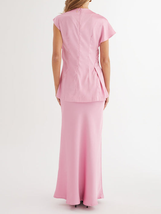 Elegant Satin Elastic Fishtail Skirt