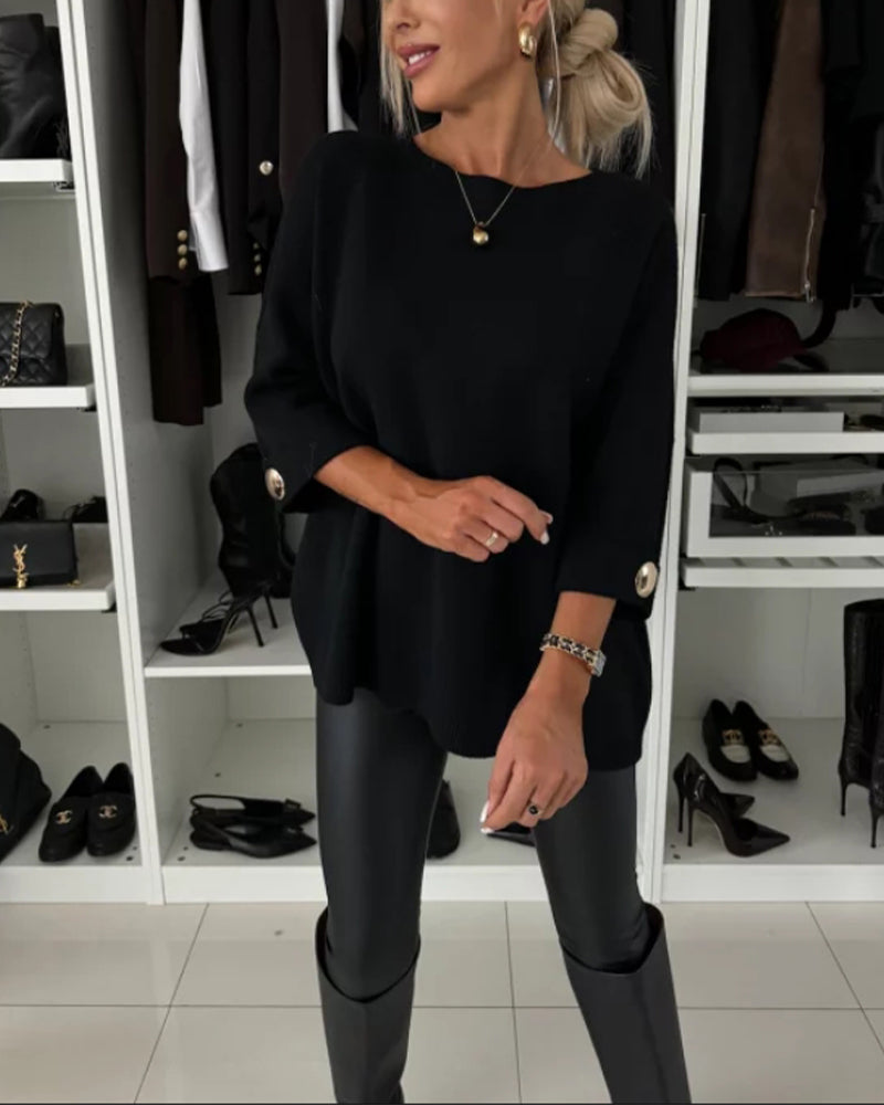 Isabella™ - Chemisier en tricot élégant