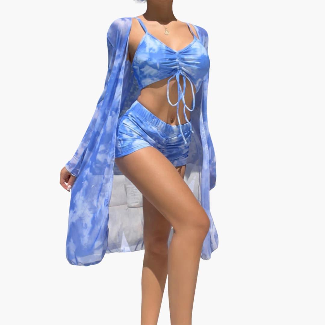 Olivia | 3-Piece Swimsuit Set with Cover-Up