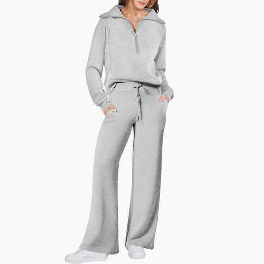 Sienna | 2-Piece Comfortable Lounge Set Grey