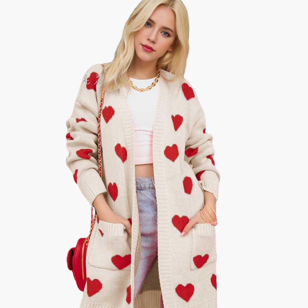 Scarlett | Gilet cœur