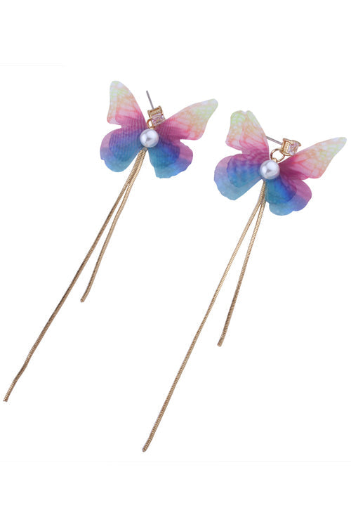 Rhinestones Butterfly Elegant Earrings