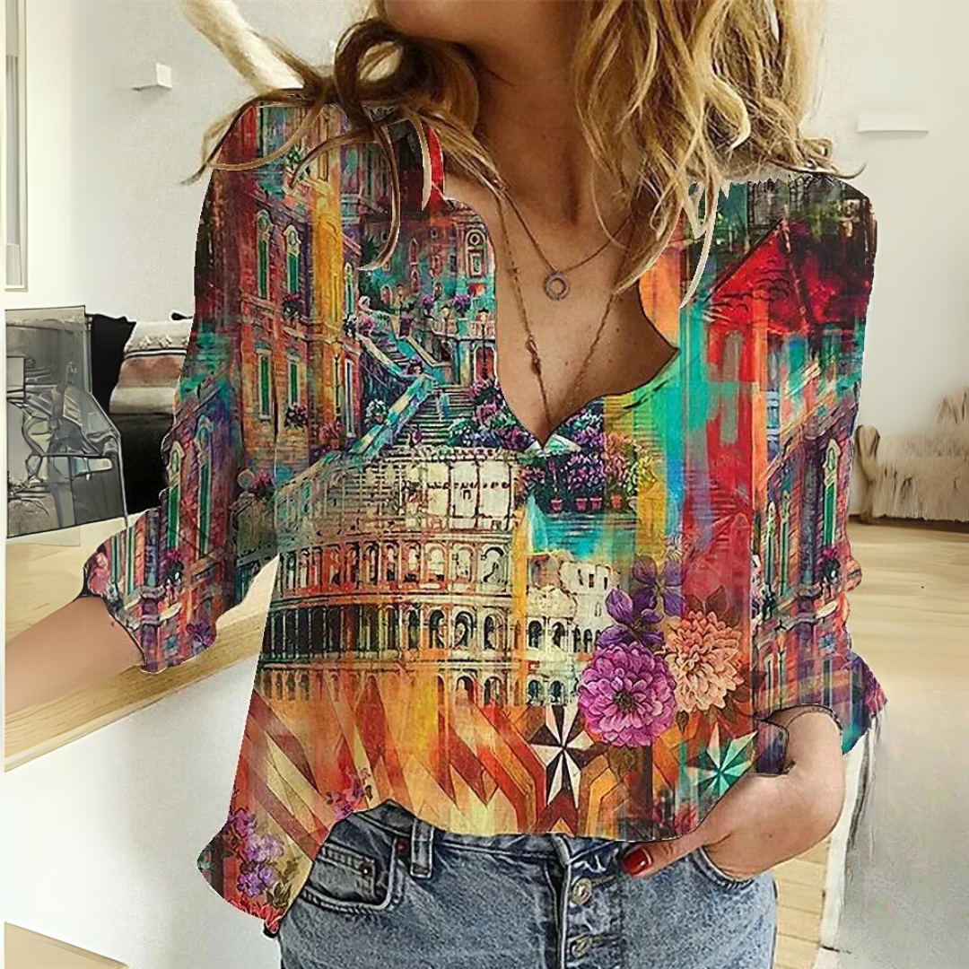 Lila™ – Chemisier Whispering Wings