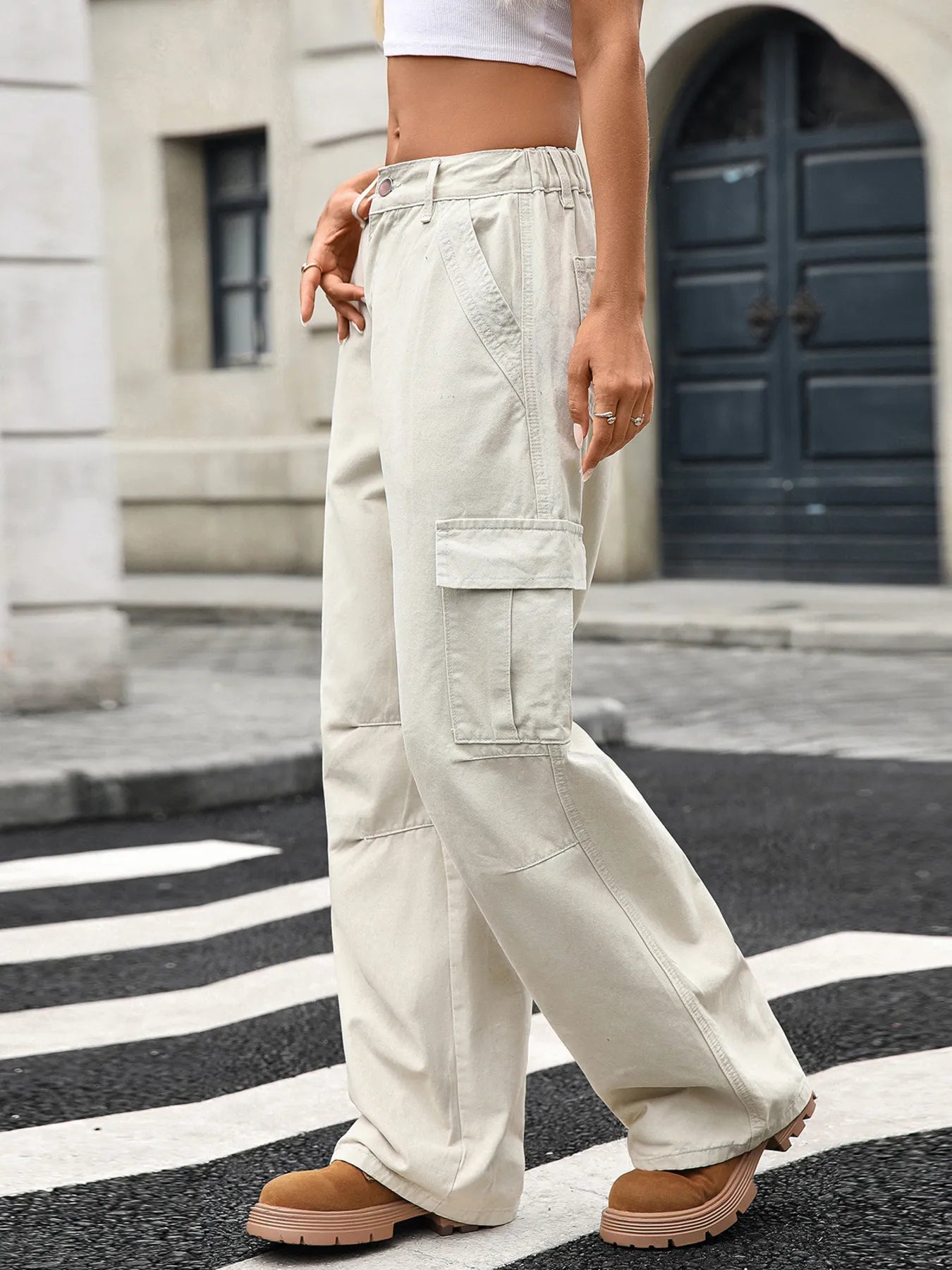 Utility Luxe Wide Leg Jeans