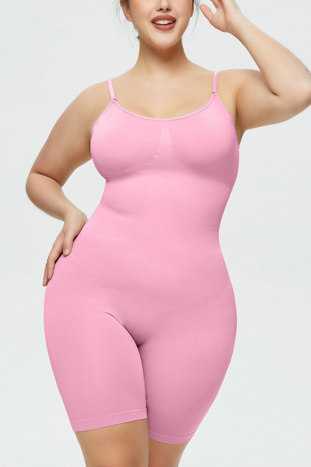 Shaping Spaghetti Strap Romper – Full Size, Flattering