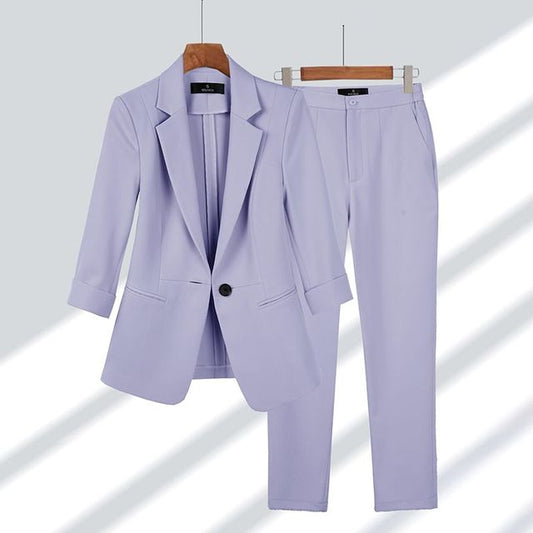 Chloé | Blazer & Trouser Set Lilla Purple