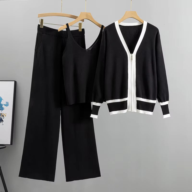 Danica | Elegant Stylish Knitted 3-Piece Suit Set