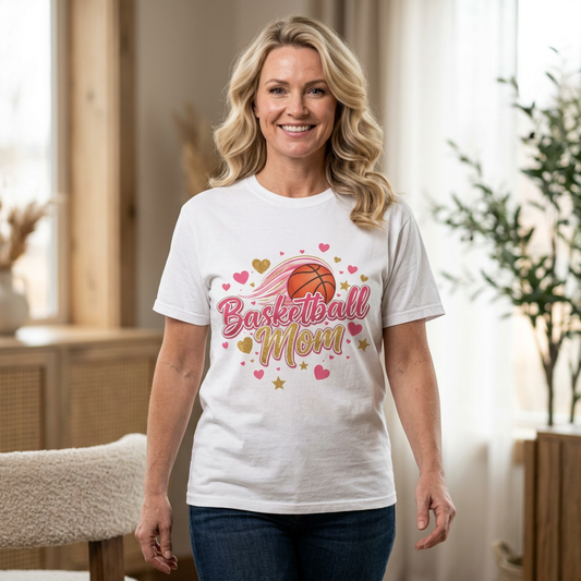 Swageye Basketball Mom T-Shirt — Variety of Colors