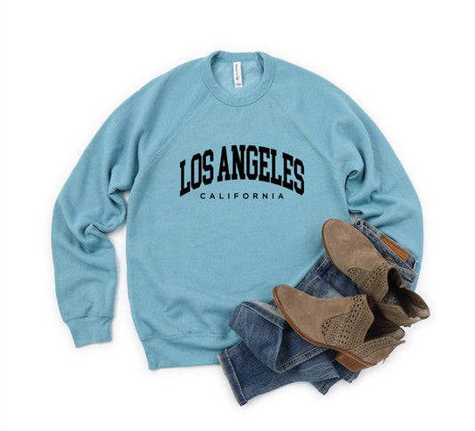 Los Angeles California Graphic Crewneck Sweatshirt