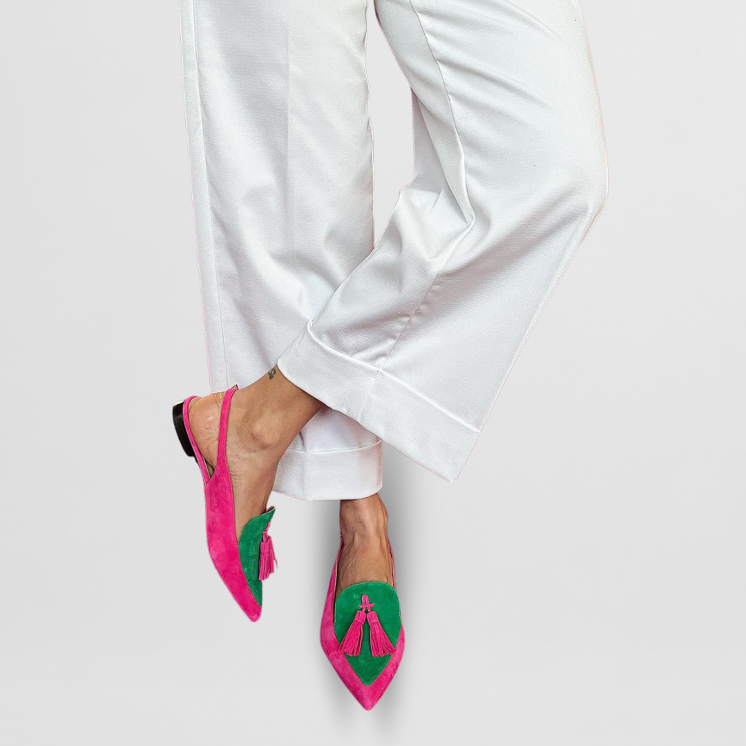 Juliette | Pom Pom Slingbacks
