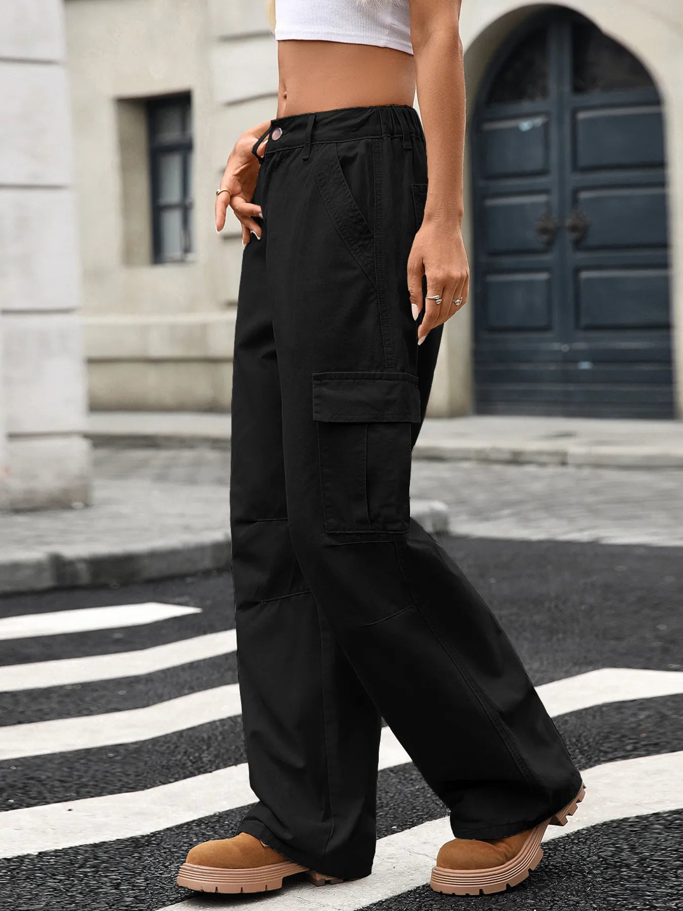 Utility Luxe Wide Leg Jeans