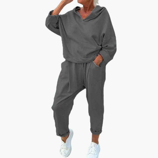 Samantha | Classic Comfy Lounge Set Gray
