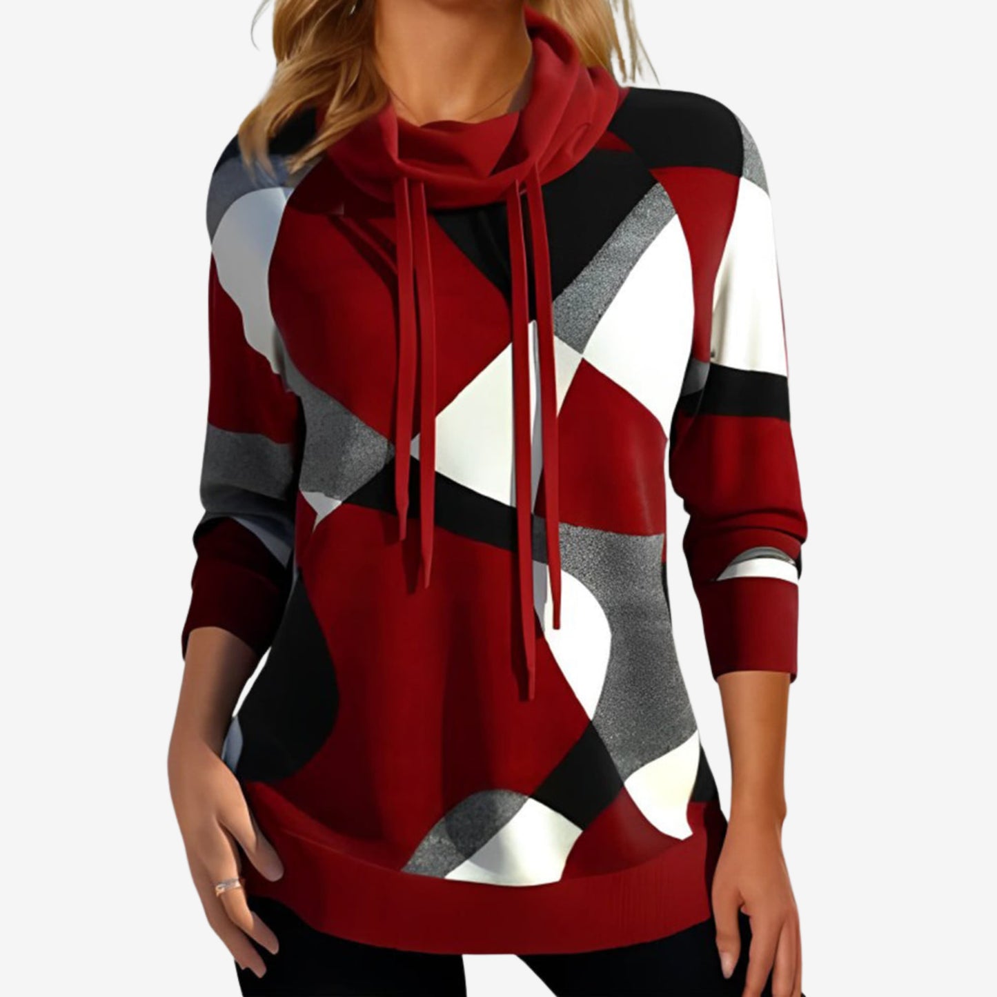 Esme | Damen-Hoodie mit Farbblock