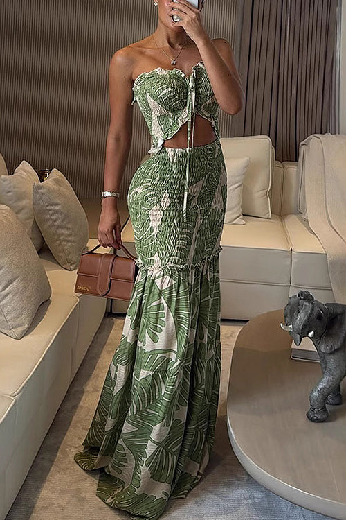 Incredible Love Cutout Print Maxi Dress - 3 Colors