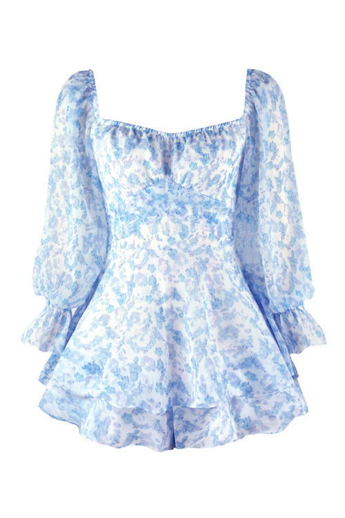 Beautiful Blooms Floral Printed Long Sleeve Romper - 4 Colors