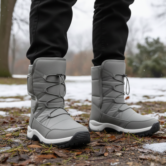 Women's Waterproof Plush-Lined Winter Boots — 4 Colours including Purple