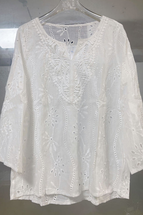 Staying Optimistic Crochet Top